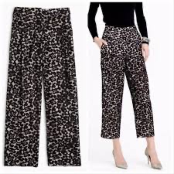 J. Crew Pants & Jumpsuits Jcrew Collection Black Lace Patio Pants 2